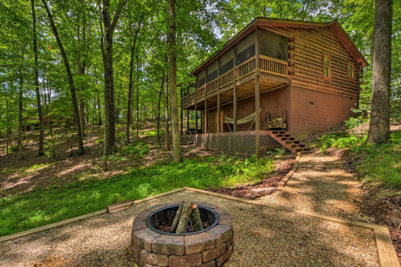Pinot And Pine Chic Log Cabin About 5 Mi To Blue Ridge Εξωτερικό φωτογραφία