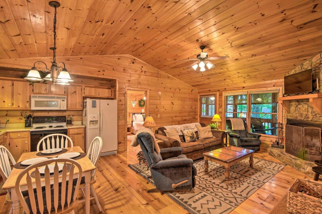 Pinot And Pine Chic Log Cabin About 5 Mi To Blue Ridge Εξωτερικό φωτογραφία